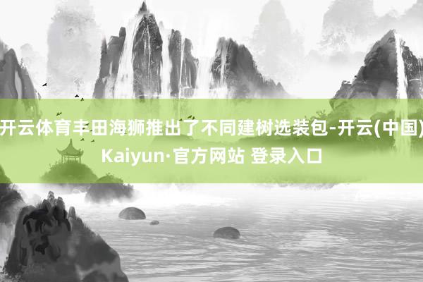 开云体育丰田海狮推出了不同建树选装包-开云(中国)Kaiyun·官方网站 登录入口